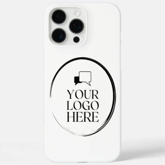 Coques Case-Mate iPhone Votre logo ici (Verso)