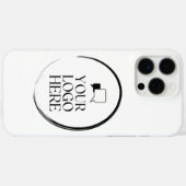 Coques Case-Mate iPhone Votre logo ici (Verso (horizontal))