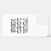 Coques Case-Mate iPhone Votre logo ici (Verso (horizontal))
