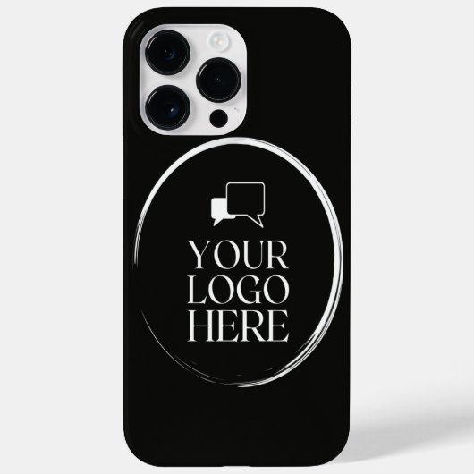 Coques Case-Mate iPhone Votre logo ici moderne (Verso)