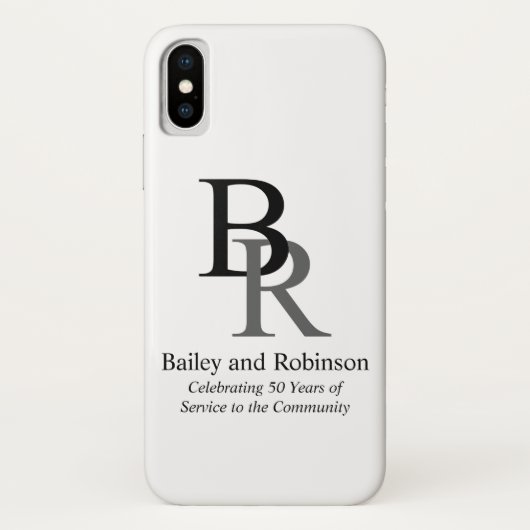 Coques Case-Mate iPhone Votre Logo Professionnel Professionnel Promotion (Dos)