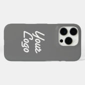 Coques Case-Mate iPhone Votre logo | Remplacement simple du logo (Verso (horizontal))