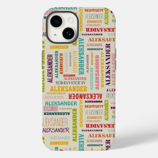Coques Case-Mate iPhone Votre (Long) nom est partout (Verso)