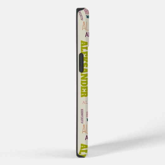 Coques Case-Mate iPhone Votre (Long) nom est partout (Verso / Droite)