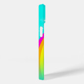 Coques Case-Mate iPhone Votre nom 5 lettre arc-en-ciel aqua (Verso / Droite)