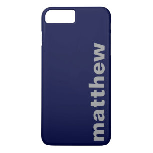 Case-Mate iPhone Case Votre nom Marine moderne