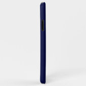 Coques Case-Mate iPhone Votre nom Moderne Marine (Dos/Droite)