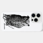 Coques Case-Mate iPhone Votre nom ou citation Chouette Bow et Flèche (Verso (horizontal))