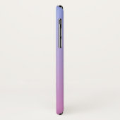 Coques Case-Mate iPhone Votre nom ou mot | Rose et bleu violet (Dos/Gauche)