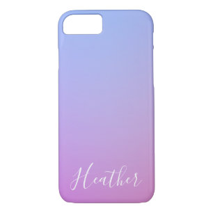Case-Mate iPhone Case Votre nom ou mot   Rose et bleu violet