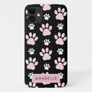 Case-Mate iPhone Case Votre nom - Paquets de chiots, traces de chiens - 