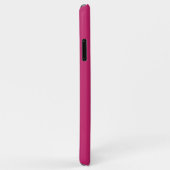 Coques Case-Mate iPhone Votre nom rose chaud (Dos/Droite)
