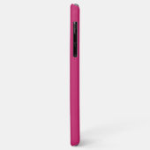 Coques Case-Mate iPhone Votre nom rose chaud (Dos/Gauche)