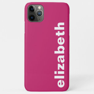 Case-Mate iPhone Case Votre nom rose chaud