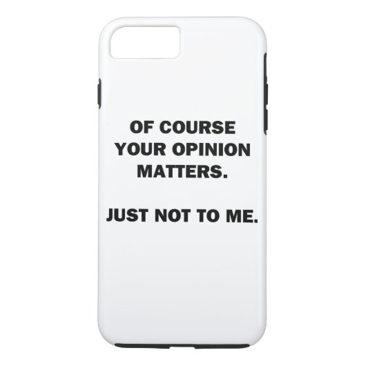 Coques Case-Mate iPhone Votre opinion compte (Dos)