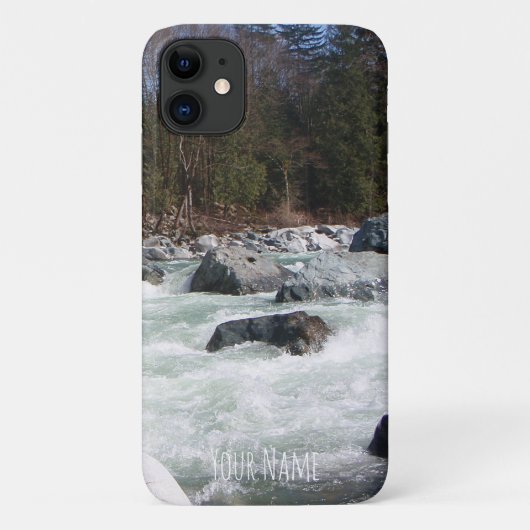 Coques Case-Mate iPhone Votre propre photo d'eau vive personnalisée en ver (Dos)
