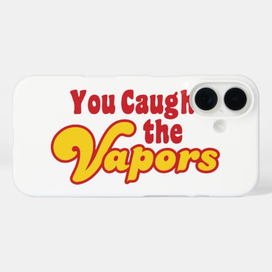 Coques Case-Mate iPhone Vous avez attrapé les vapeurs (Verso (horizontal))