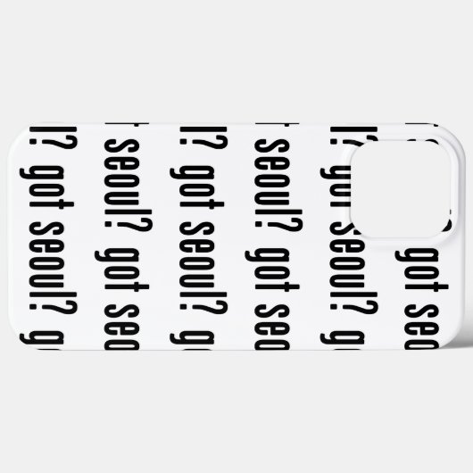 Coques Case-Mate iPhone vous avez séoul ? (Verso (horizontal))