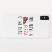Coques Case-Mate iPhone Vous avez une pizza de mon coeur (Dos (Horizontal))