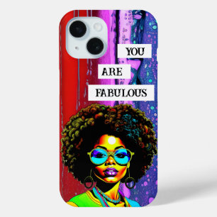 Coque Pour iPhone 15 Vous Êtes Fabuleux Femme de couleur