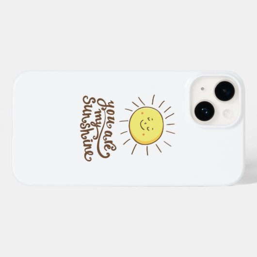 Coques Case-Mate iPhone Vous Êtes Mon Soleil (Verso (horizontal))