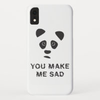 Vous me rendez triste. Panda triste.