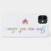 Coques Case-Mate iPhone Vous N'Êtes Pas Seule (Dos (Horizontal))