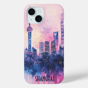 Coque Pour iPhone 15 Voyage à Shanghai Chine