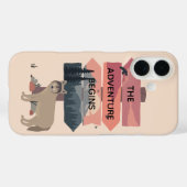 Coques Case-Mate iPhone Voyage Aventure Début Voyage Poster sauvage (Verso (horizontal))