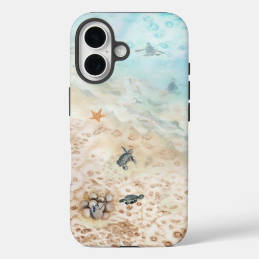 Coques Case-Mate iPhone Voyage de la tortue de mer (Verso)