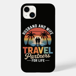 Coque Pour iPhone 14 Plus Voyage de plage - Mari et femme partenaires de voy