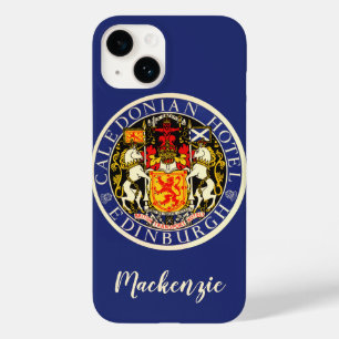 Coque Pour iPhone 14 Voyage Rétro Hôtel Caledonian Édimbourg Écosse
