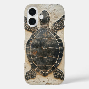 Coques iPhone 16 Voyage tranquille de tortue