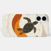 Coques Case-Mate iPhone Voyage tranquille de tortue (Verso (horizontal))