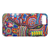 Coques Case-Mate iPhone Voyage tribal maya mexicain de Boho d'art d'Oaxaca (Dos (Horizontal))