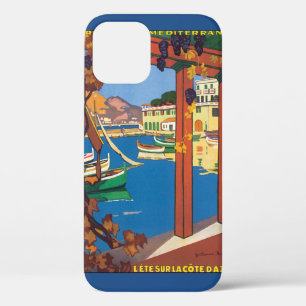 Case-Mate iPhone Case Voyage Vintage, Méditerranée Riviera française