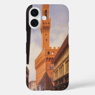 Coques iPhone 16 Voyage Vintage, Palazzo Vecchio, Florence, Italie
