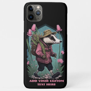 Case-Mate iPhone Case Voyageur Blaireau dans un cadre champêtre personna