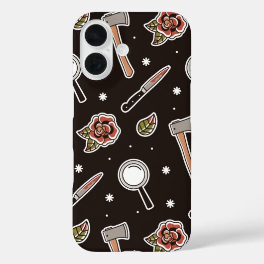 Coques Case-Mate iPhone Vrai crime esthétique (Verso)