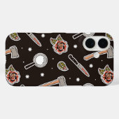 Coques Case-Mate iPhone Vrai crime esthétique (Verso (horizontal))
