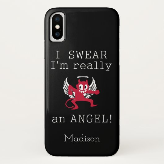 Coques Case-Mate iPhone Vraiment un Angel personnalisé des cas de téléphon (Dos)