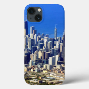 Case-Mate iPhone Case Vue aérienne de Chicago du centre avec le lac