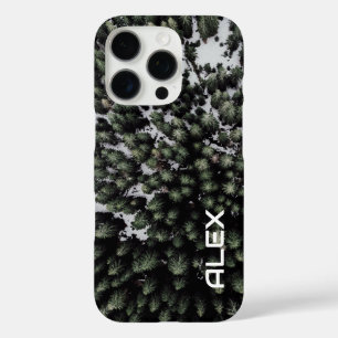 Coques iPhone 16 Pro Vue aérienne des drones des arbres couverts de nei