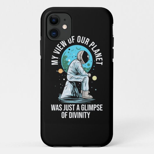 Coques Case-Mate iPhone Vue astronaute de notre planète (Dos)