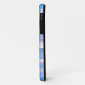 Coques Case-Mate iPhone Vue bleue d'heure de Seattle du centre (Dos/Gauche)