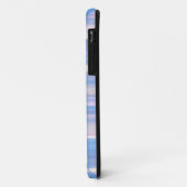 Coques Case-Mate iPhone Vue bleue d'heure de Seattle du centre (Dos/Gauche)