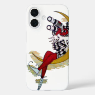Coques iPhone 16 Vue cosmique : Elfe sur la lune aventure