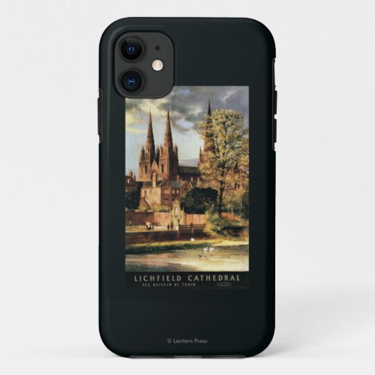 Coques Case-Mate iPhone Vue de cathédrale de Lichfield (Dos)