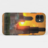 Coques Case-Mate iPhone Vue de l'horizon de Chicago d'Adler (Dos (Horizontal))