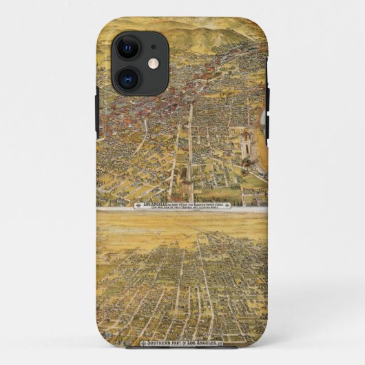 Coques Case-Mate iPhone Vue de Los Angeles, 1894 (Dos)